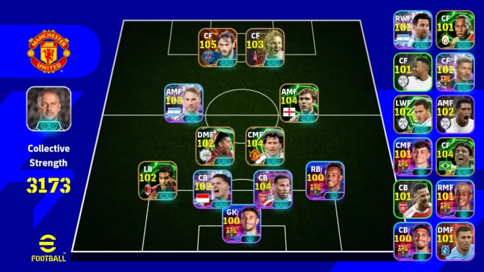 ANdroid|Pw 3173 | K. Kvaratskhelia Big Time blitz | Bryan Robson Epic DB | Megalhaes Show Time| Pack Barca |2026|EFB849B