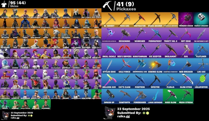 950$ Spent [PC] 95 skins | OG STW | The Reaper | Take The L | Elite Agent | Raven | Omega | Rust Bucket | Plunja	MSS100