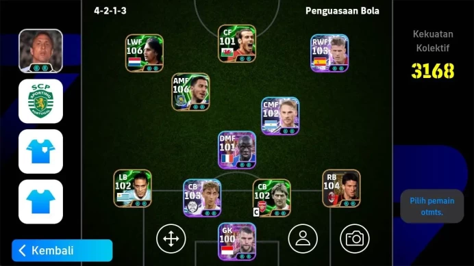 ANDROID|PW 3168, hazard epic, johan Cruyff epic legend, panucci legend, mac Allister show, dani olmo show, check SS  EFB883B