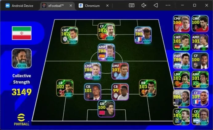 Android|Pw 3149|Cafu epic,Berbatov+ParkJS+Kaka epic,Mac Allister+Dani Olmo showtime,etc|Check SS|2026|EFB1194B