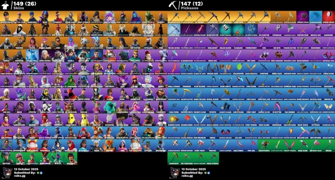 PC/XBOX] 149 skins | OG STW | Unchained Ramirez | Chun-Li | Ghoul Trooper | Peely | Omega | Dynamo | Catalyst	MSS110