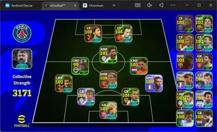 Android|PW 3171|Ibrahimovic Bigtime,John O'shea+Chiellini+Bojan Krkic epic,Oyarzabel showtime,etc|Check SS|2026|EFB1205B