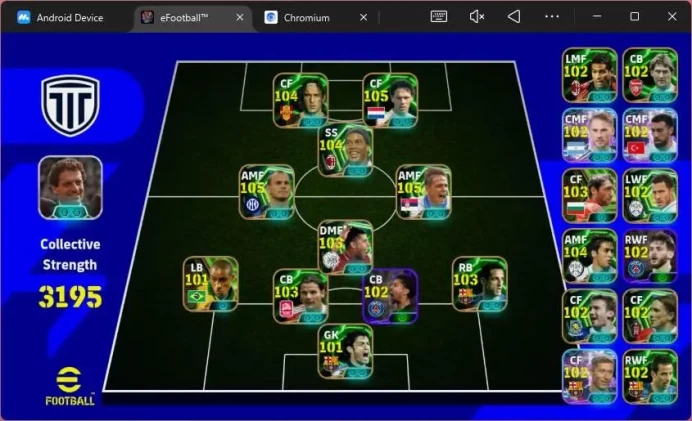 Android|PW 3195|Van BasteRonaldinho+Seijder+Totti epic,Mac AllisteBastoni+Ruben Neves showtime,etc|Check SS|2026|EFB1214B