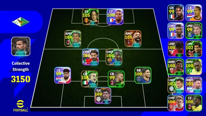 Android|PW 3150|Salah Bigtime,Totti + Yaya Toure + Cannavaro + Ronaldinho epic,Bernardo Silva show,etc|Check SS|2026|EFB1215B