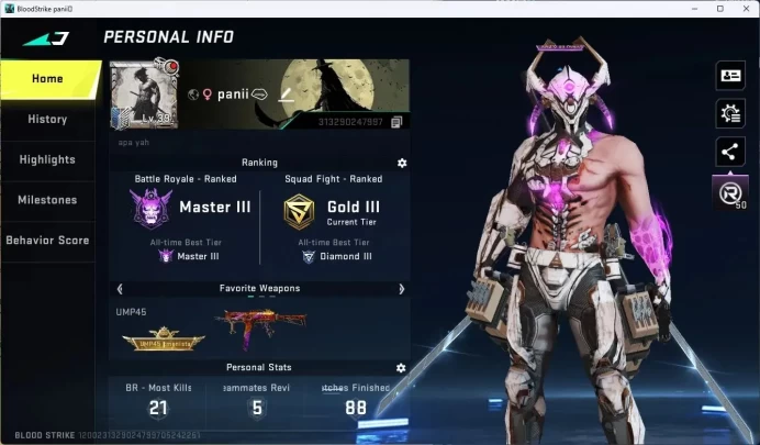 ASIA | 1 EVO: FAL|3 AOT|2 Ultra Char|1 Ultra Gun|1 Ultra Vehicle|5 Legendary|Master III|More Check SS BS1017B