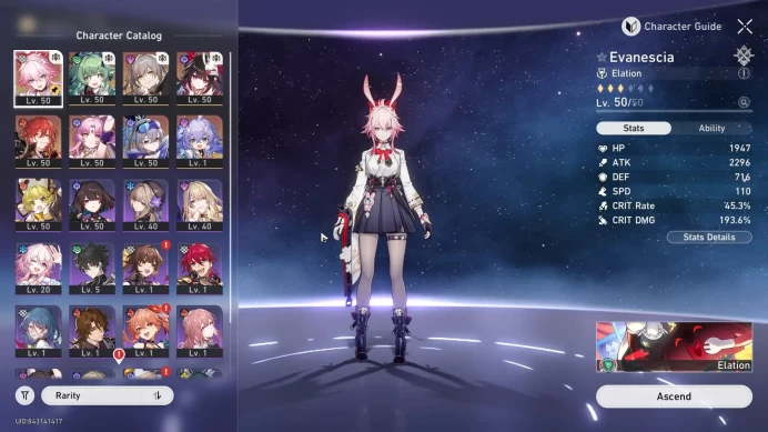 ASIA| TL40|21 Lim: Sparkle+Sign, Kafka+Sign, Jing Yuan+Sign, Blade+Sign, Acheron+Sign, Ruan | TakeMail | Check SS HSR512B
