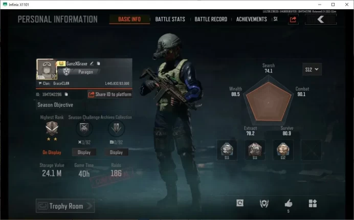 Mobile|SV 24M|CV 4.2M|Decree LR-AR1|2 Epic Suit|CN On 1*|Check SS|AB149B