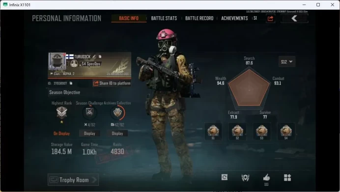 MOBILE Lvl 30 |SV 184,5M|CV71,4M|MORE SKIN,KOI LR-AR2,SYMPHONI AUG+AR57,SQUI VSS, B MACHETE MORE DETAIL CEK AB292B