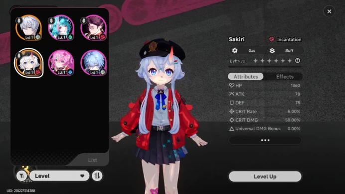 NA|Starter Lv3|1S Char Sakiri+4A|2S Item|MC Male|Log Email|NTE076B