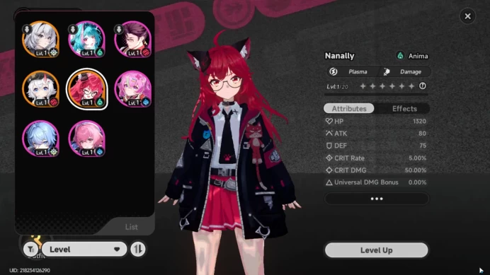 NA| Starter Lv 3 | 2 SSR (Nanally, Sakiri )+ 5 SR | Selector ON | MC Famale | Log Email | Take Email | NTE092B