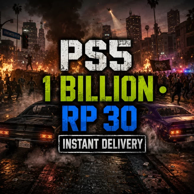 PS5 | Modded Account | 1B Total Assets + 300 Deluxos | 24M Pure Cash | RP 30 | 24/7 Support | GCLD1017