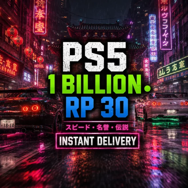 PS5 | Modded Account | 1B Total Assets + 300 Deluxos | 24M Pure Cash | RP 30 | 24/7 Support | GCLD1020