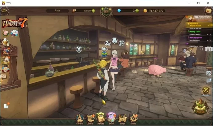 Global|Chapter 2|699K CC|1 LR+4 UR| Elizabeth,Meresca,EliMeli,Lancelot,Demon King Meliodas |CodeOnly(SDS4472)