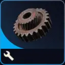 3 rusted gear