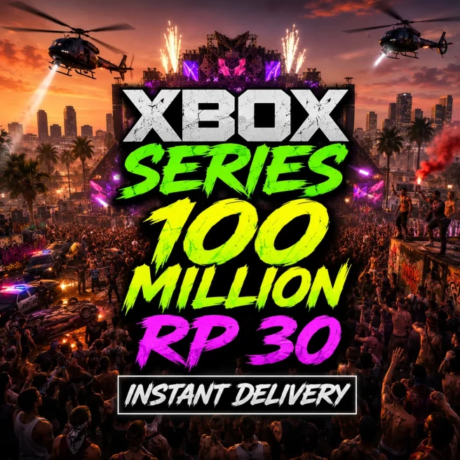 XBOX SERIES | Modded Account | 100M Total Assets | 25M Pure Cash | RP 30 | 24/7 Support | GCLD1068