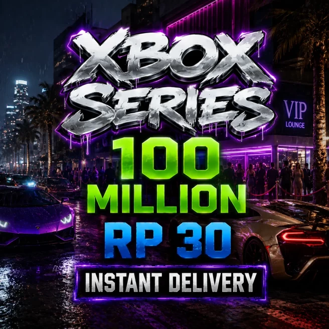 XBOX SERIES | Modded Account | 100M Total Assets | 25M Pure Cash | RP 30 | 24/7 Support | GCLD1070