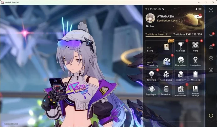 Asia |Starter|TL 3 | 1 Limited : Silver Wolf|MC Male | TakeMail | Check SS HSR447B