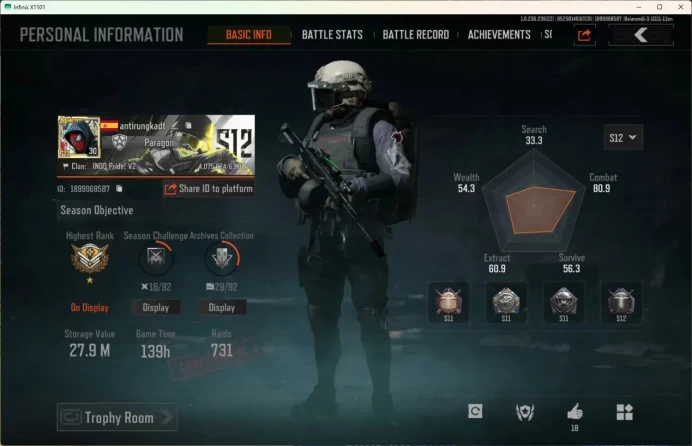 Mobile | LV 30 | SV 27.9 M | CV 15.0 M |Exclusive X-Ray H416, Koi LR-AR2, Koi AK-102| more detail Check SS (AB434B)