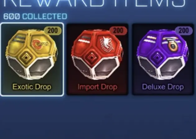 600 CHESTS / DROPS | 200 Exotic • 200 Import • 200 Deluxe