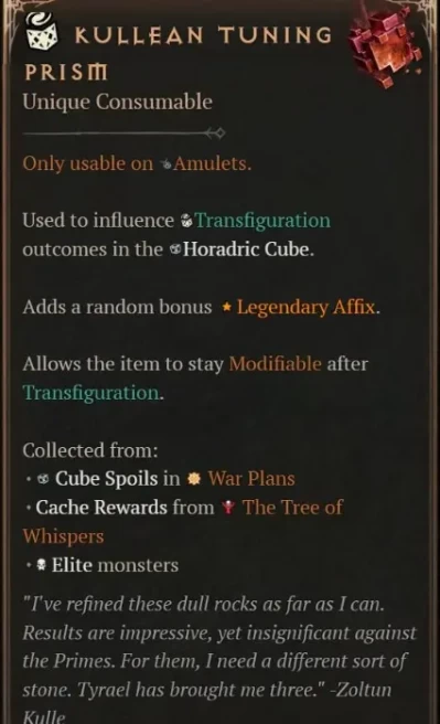 *20 Kullean Tuning Prism
