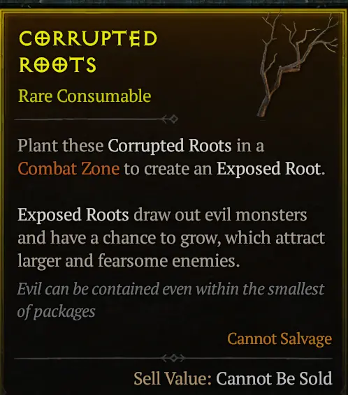  20* Corrupted Roots