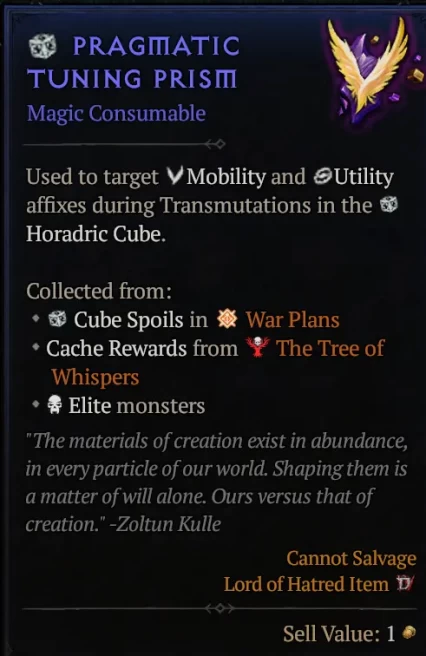 50* Pragmatic Tuning Prism  
