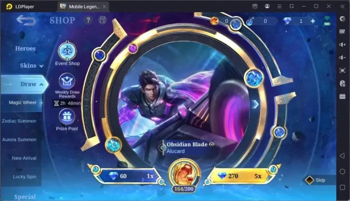 Global|Hero 132|Skin 360|Exalted|Collab Thamuz,Ling|Collector Granger+Natalia|KOF Karina|Prime Yu Zhong|More Check SS ML2010B