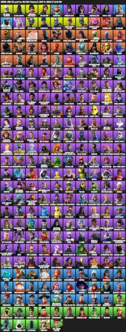 255 skins ·Black Knight / OG Skull Trooper / Sparkle Specialist / Floss / Take The L / Fresh