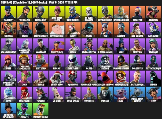 OG Skull Trooper / The Reaper / Take The L  