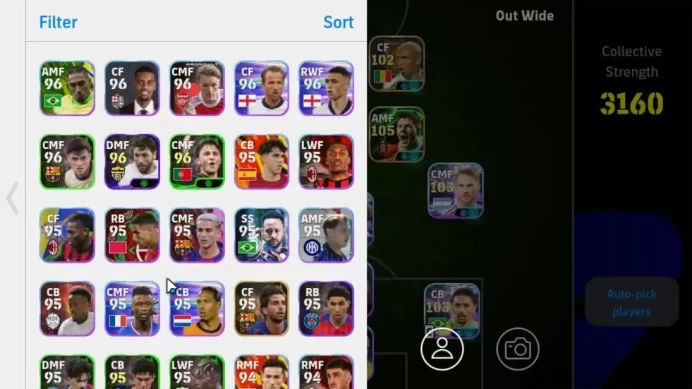 Android|Show time Odegar,Nuno Mendes,Dani Olmo,Epic Stevan Gerrad,Batistuta|PES 2026|TakeEmail(EF1788)