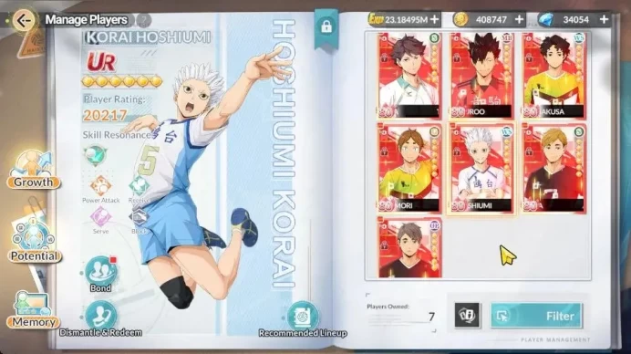 SEA Lvl 60|34K DM|3 SP [Aone,Akaashi,Bokuto]+Memo 7 UR [(Korai,Atsumu,Osamu,Kuroo,Sakusa,Motoya)+Memo,Oikawa] 26 SSR|HFH1042