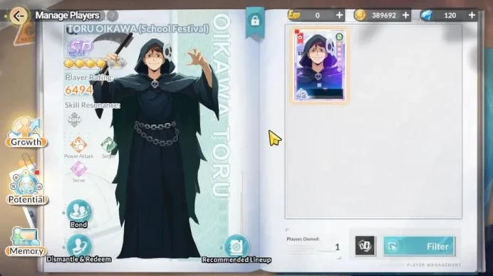 SEA Lvl 28 | 1 SP [Oikawa School Festv]+Memo | 6 SSR [Lev Haiba,Asahi,Daichi,Nishinoya,Etc] |Log Goggle|HFH1039
