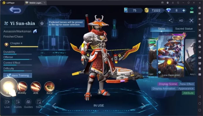 Global|Hero 132|Skin 326|Exalted|ASP Vexana,Fanny\Prime Beatrix,Granger|KOF Dyrrot,Karina|CC YZ , YSS |More Check SS ML2015B
