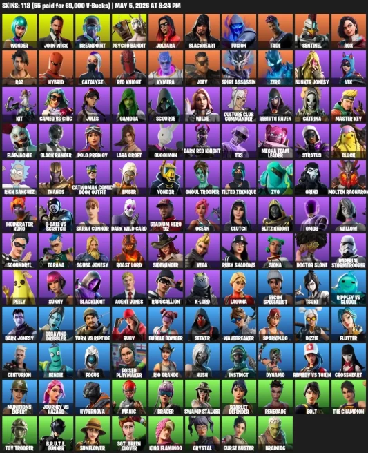 Merry Mint Axe + Wonder + Joltara  + John Wick