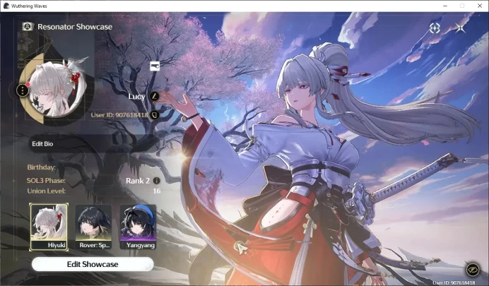 SEA|UL 16 | Rank 2 | Starter | 8 Resonators (Hiyuki Lv40, Rover Lv40, Yangyang Lv40) | 112 Lustrous Tide|TakeMail(WW010B)