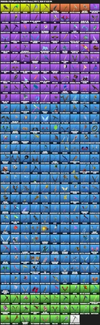399 skins · Travis Scott / Wildcat / Merry Mint Axe / Leviathan Axe    