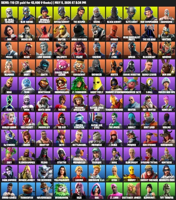 OG Skull Trooper / Black Knight / Leviathan Axe  