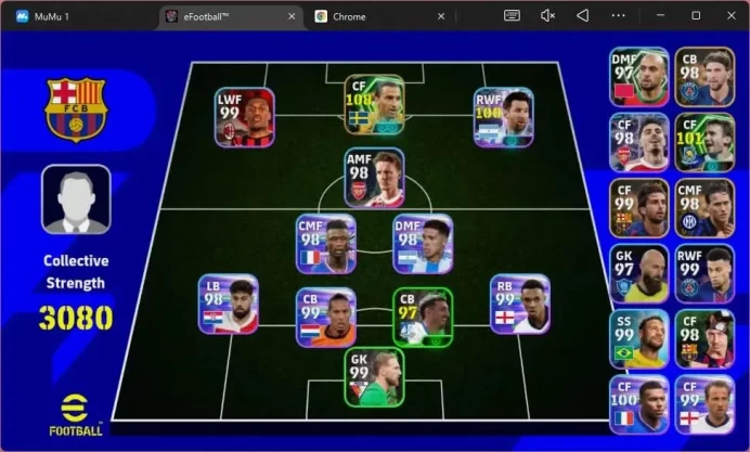Android|PW 3080|Epic Zlatan Ibrahimovic, Andriy Shevchenko|Showtime Lionel Messi|2026|Check SS EFB1564B