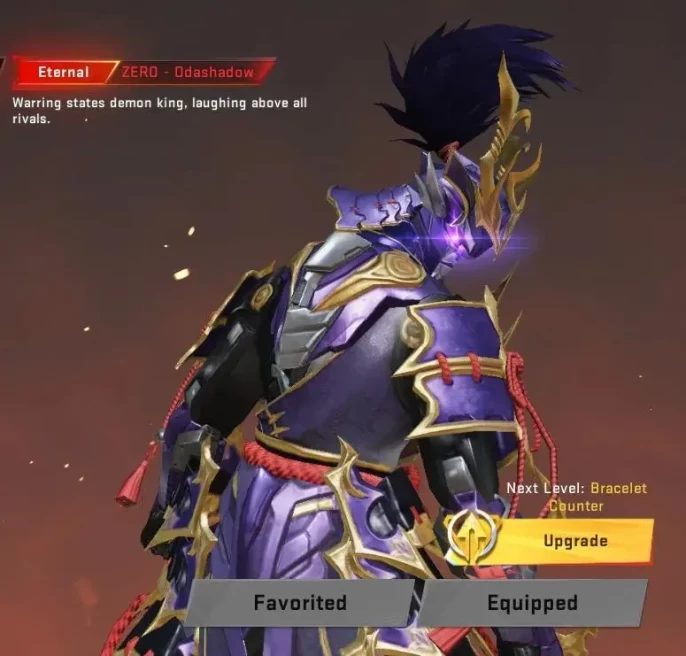 ASIA | Eternal ZERO Odashadow | 4 Ultra Char+Gun Skins | 2 Legendary Melee+Gun | L50 | Legend IV BR Rank|More Check SS BS1032B
