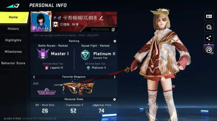 ASIA|Eternal DEagle |Collab TR[JACK-Takemichi,KATANA-The Path]+7DS[Kar98k,QBZ95]+BLEACH||6 ULTRA|LMT RPK|NetEase(BLS4566)