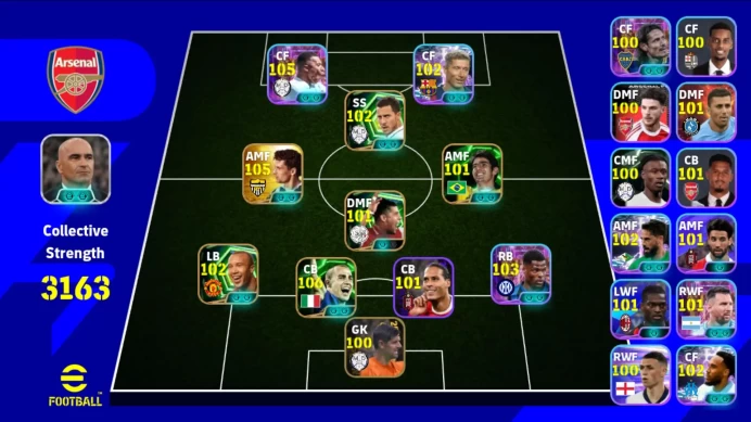 Android Power 3163 | Mbappe ST | Baggio Epic DB | Dumfries ST | Cannavaro | Mgr Martinez | EFB200B 2026