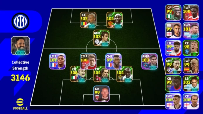 Android Power 3146 | Andy Cole Epic DB | Hakimi ST | Thuram Epic DB | Detail In SS | EFB207B 2026