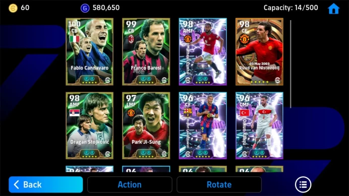 Android Power 3159 | Van Nistelrooy BT | Cannavaro Epic | Baresi Epic | Cunha ST | Dragan | EFB210B 2026