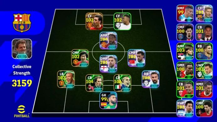 Android Power 3159 | Van Nistelrooy BT | Cannavaro Epic | Baresi Epic | Cunha ST | Dragan | EFB210B 2026
