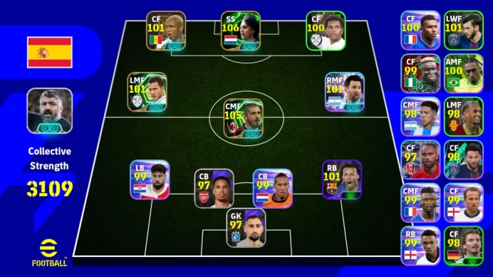 Android Power 3109 | Johan Cruyff Epic DB | Gennaro Gattuso Epic DB EFB221B 2026