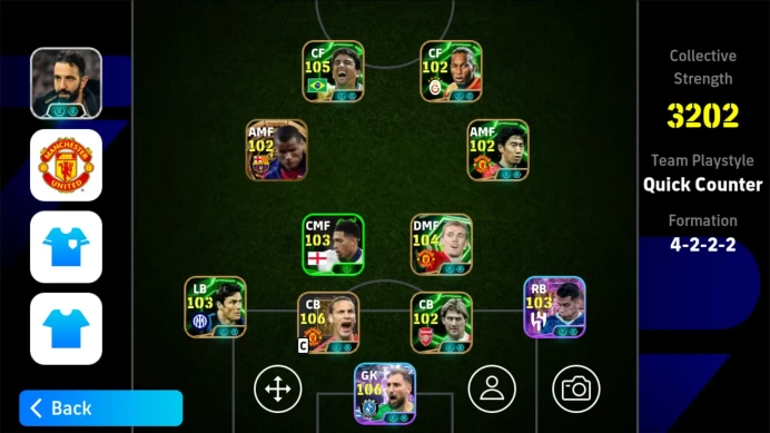 Android PWR 3202 | Bebeto Epic DB, Rivaldo BT, Fletcher Epic DB, Ferdinand Epic DB, Donnarumma ST EFB228B 2026