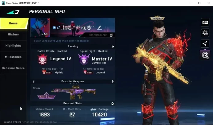 ASIA | Eternal D.Eagle | Collab TR [JACK-Takemichi] | 35 ULTRA [Zero,Emma,Ethan,Glock,Origin-12,etc|5 Limited|NetEase|(BLS4568)