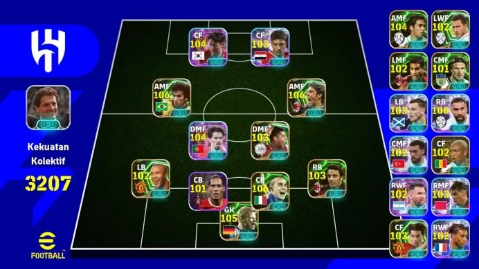 Android Pwr 3207 | Son Showtime | Omar ShowTime | Zico Epic | Costa Epic | Vitinha Showtime | Frank Rijkard Epic EFB271B 2026