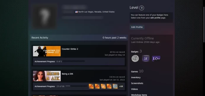 10+ other games_9 Level Steam_ Bloodhound Challenge,10Y,5Y,Loyalty,Global_43hrs_no access to email (read description)