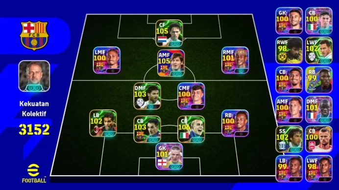 Android Power 3152 | Messi Pack Barca | Pack Barca Detail Cek SS EFB296B 2026